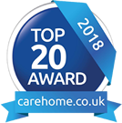 Carehome top 20 awards 2018 logo